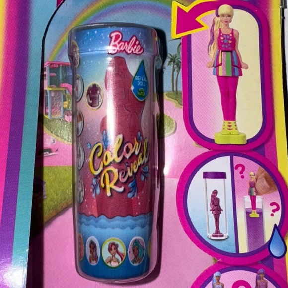Mini Barbie Land Cutie Reveal + Pink Lipstick Reveal (pretend) + Color Reveal - Picture 4 of 8